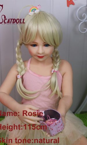 115 cm große Rosie TPE realistische Mini-Puppe