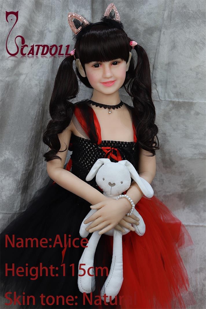 115 cm große Alice TPE realistische Mini-Puppe – Bild 7